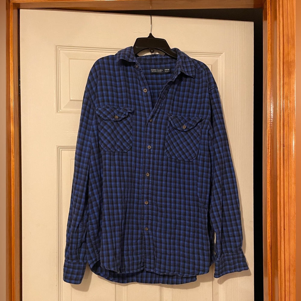 Blue and Black Flannel